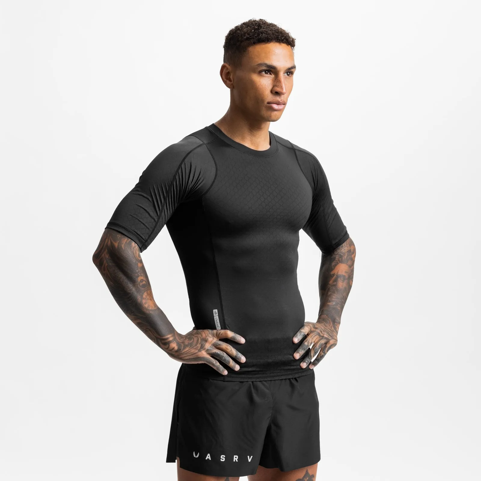 0605. ASRV x Outlast® Phase-Change Half Sleeve - Black