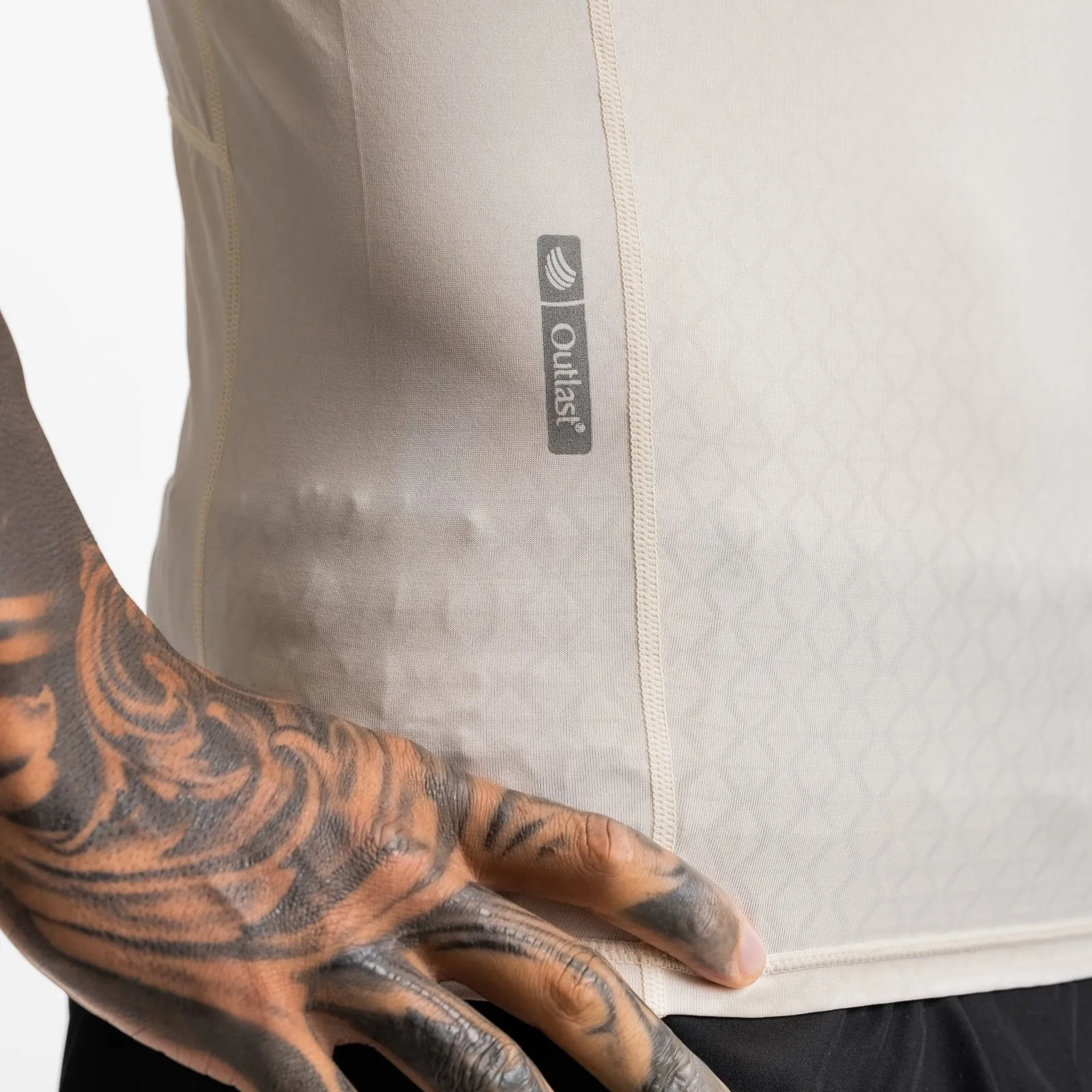 0605. ASRV x Outlast® Phase-Change Half Sleeve - Ivory Cream