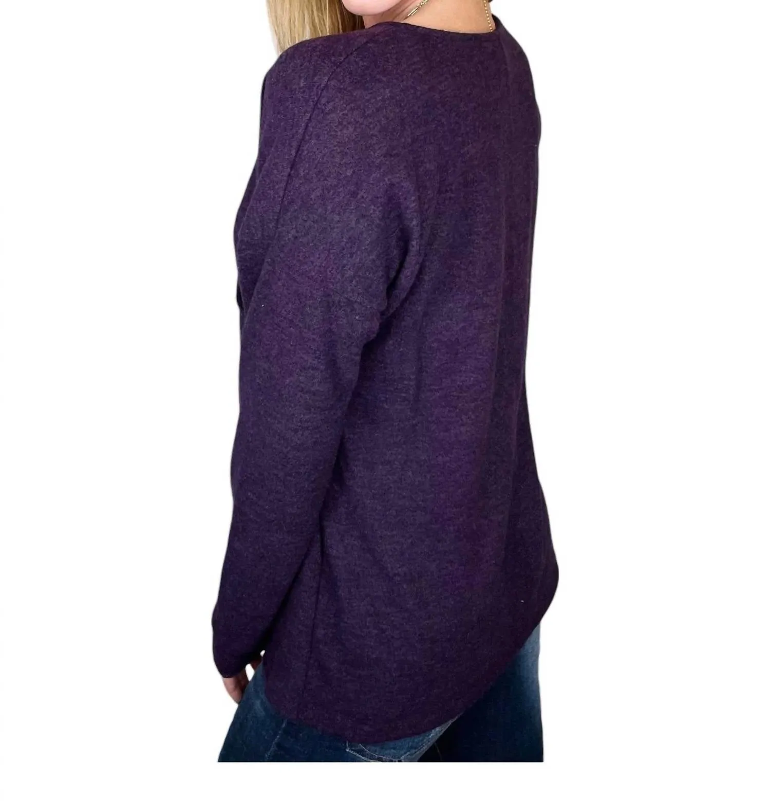 143 Story - Knit Sweater with Crossover
