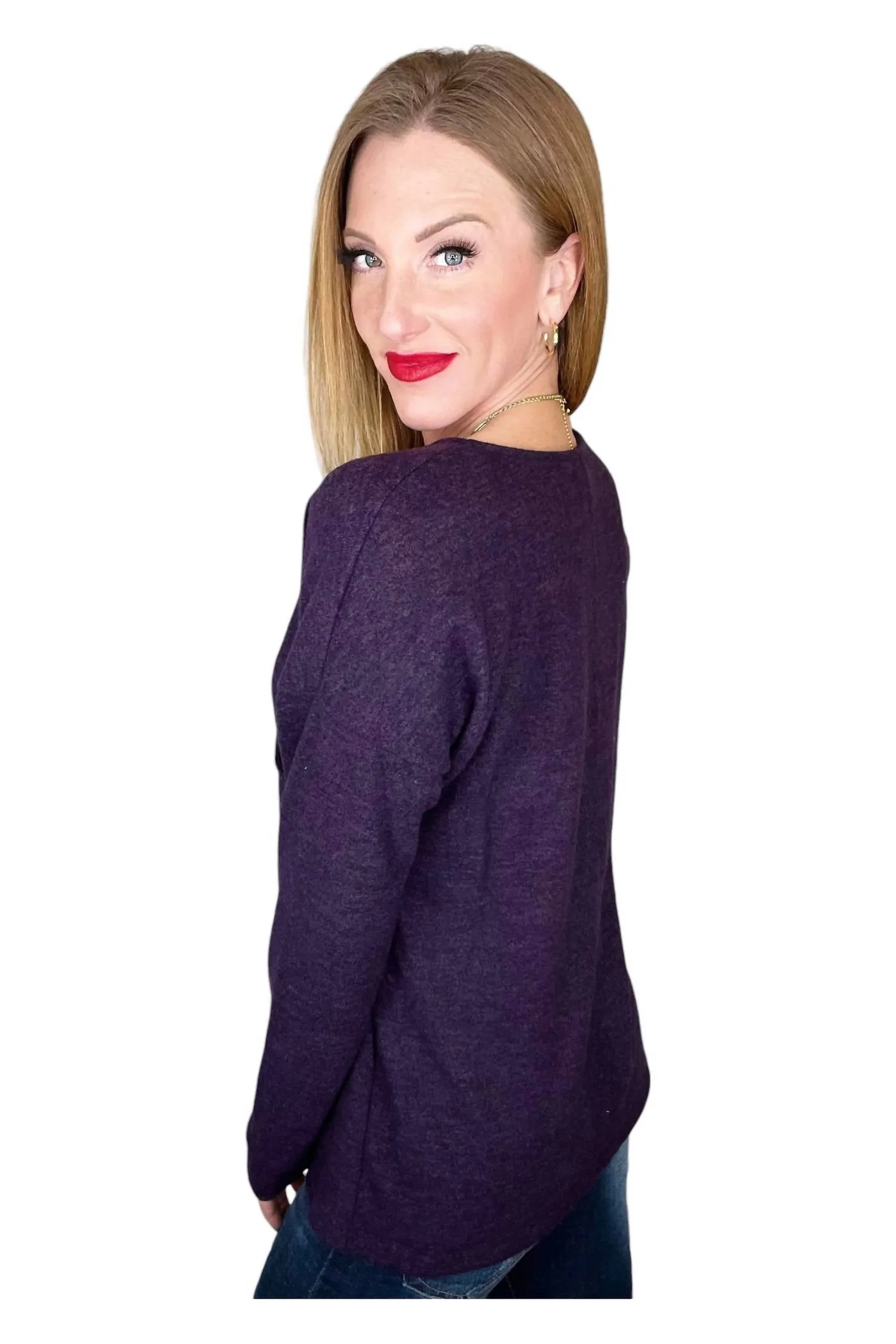 143 Story - Knit Sweater with Crossover