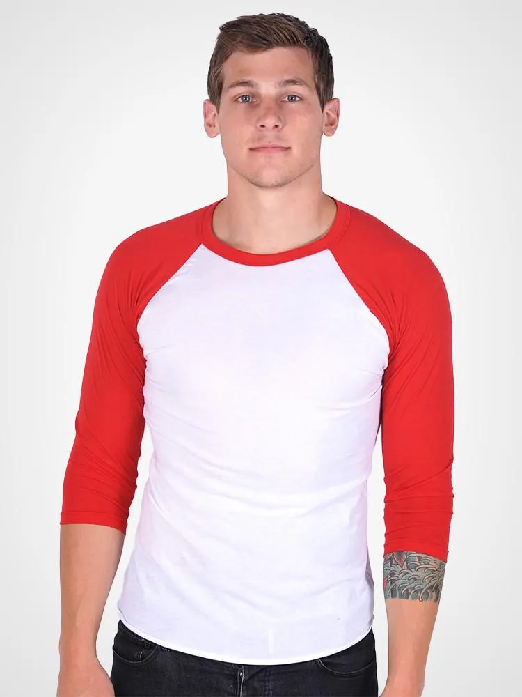 3/4 Sleeve Baseball Tee