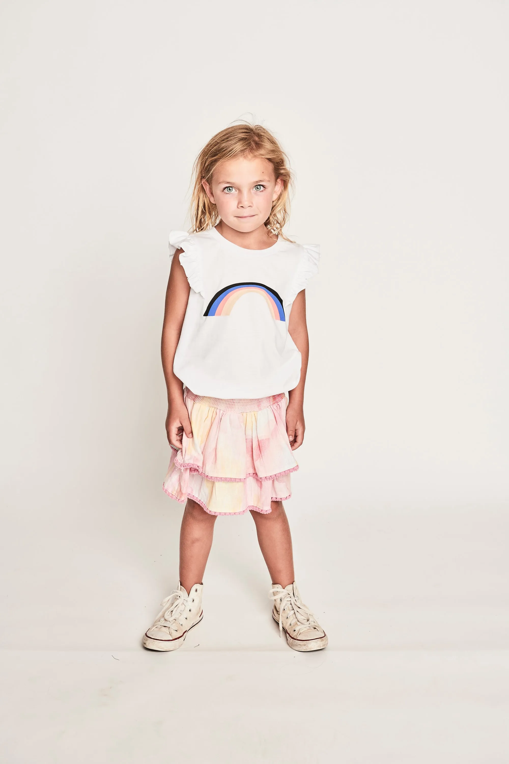 BELLA FRILL RAINBOW TANK