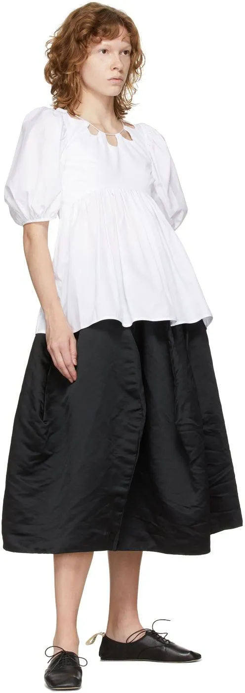 Cecilie Bahnsen White Organic Hope Blouse