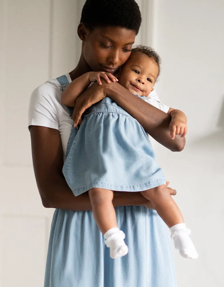 Denim Pinafore Baby Dress