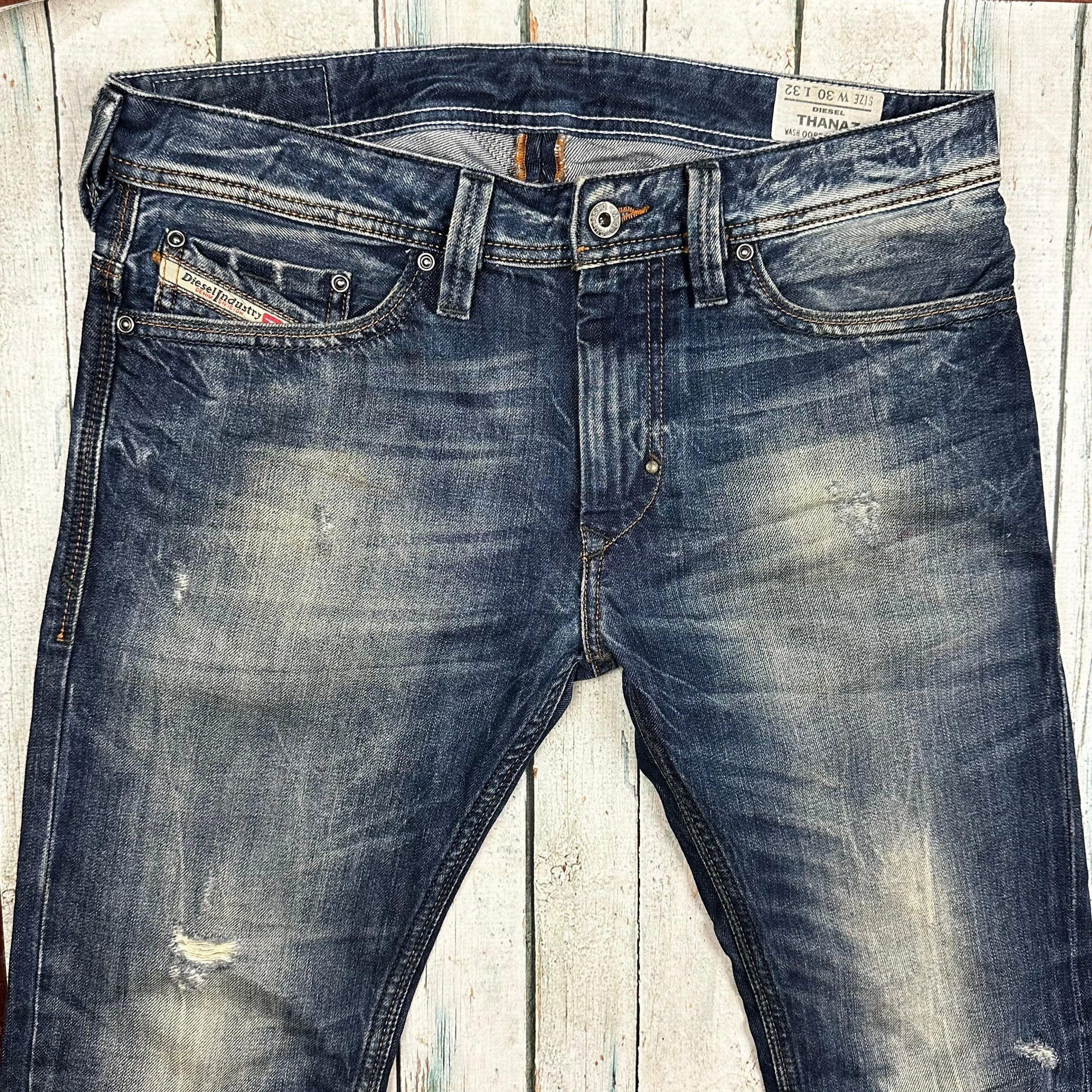 Diesel 'Thanaz' Slim Straight Mens Jeans - Size 30/32