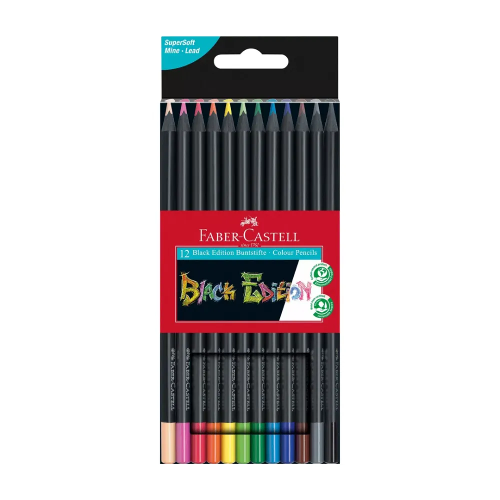Faber-Castell Black Edition Colour Pencil Set