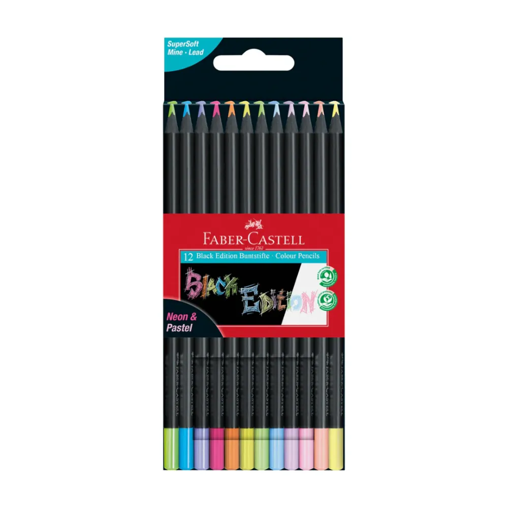 Faber-Castell Black Edition Colour Pencil Set