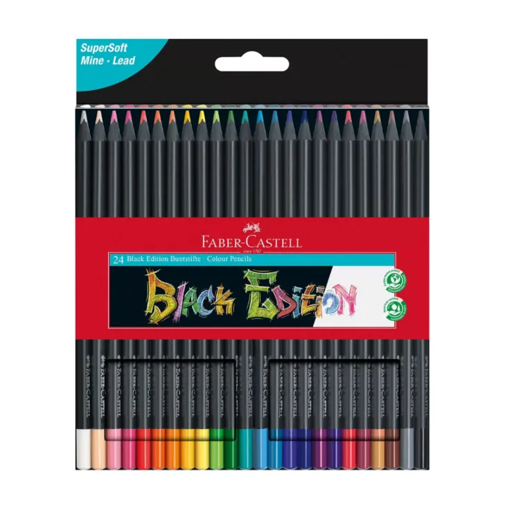 Faber-Castell Black Edition Colour Pencil Set