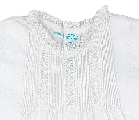 Feltman Brothers Infant Girls Sweet White Embroidered Slip Dress