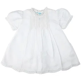 Feltman Brothers Infant Girls Sweet White Embroidered Slip Dress