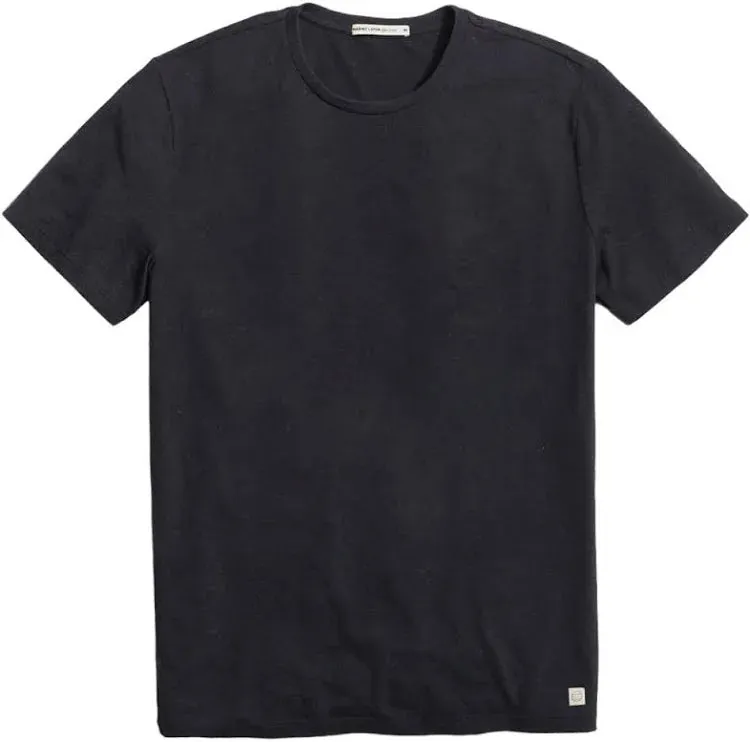 Marine Layer Crew Tshirt -Faded Black
