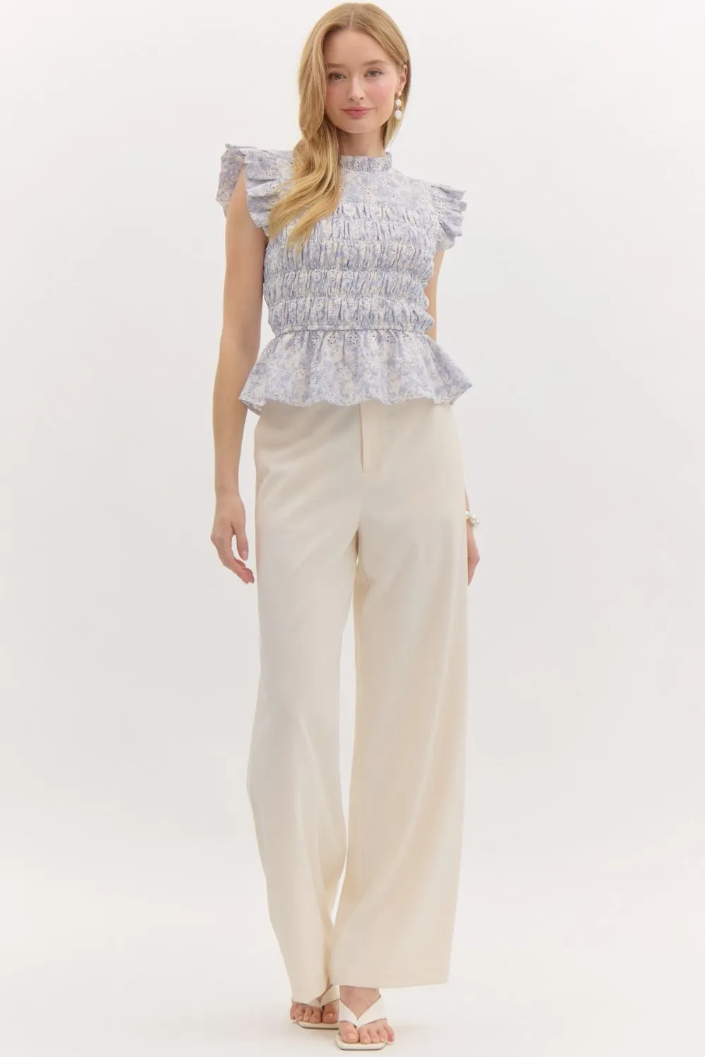 Penelope Vintage Peplum Top