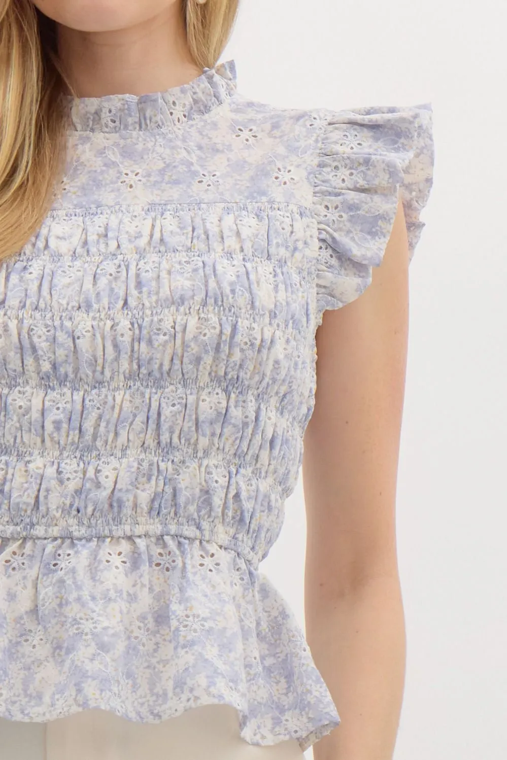 Penelope Vintage Peplum Top