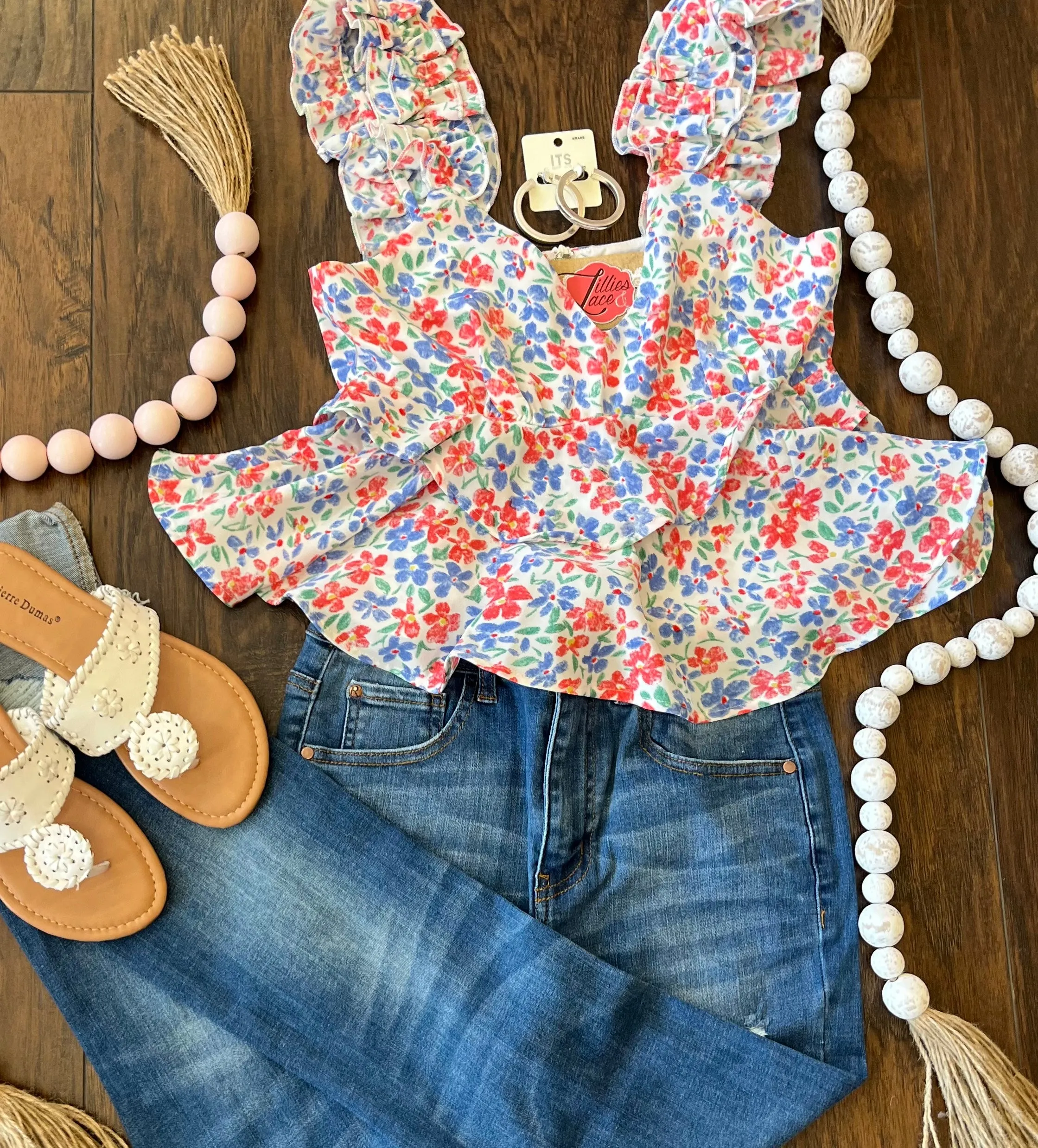 Poppy Peplum Tank