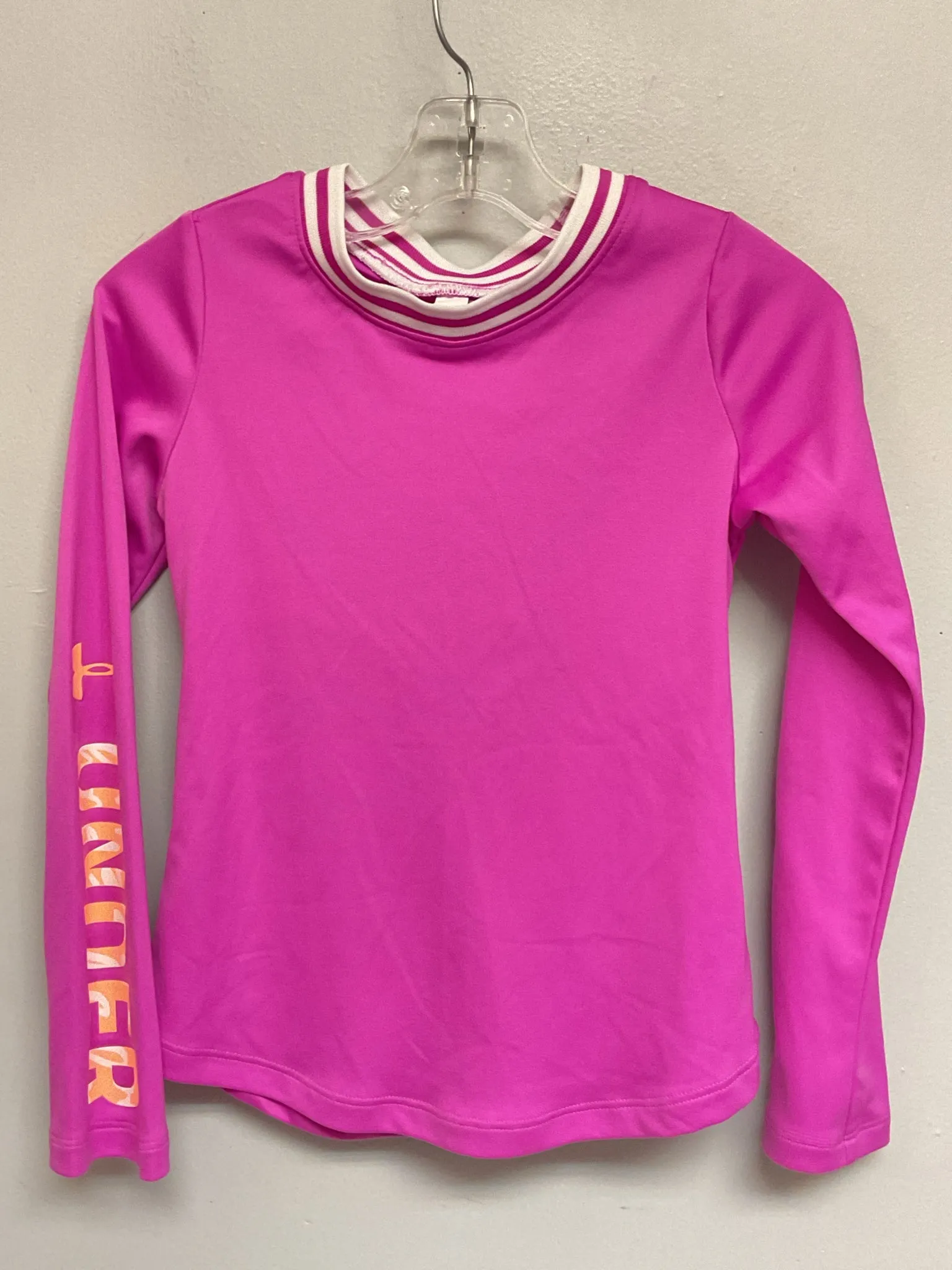 Under Armour Size 6 Purple Polyester Girls Tees/Polos/Tunics